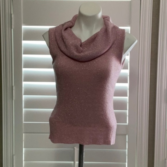 EUC  CHARLOTTE Russe  Size S  Bust 30"  Pink and Sparkly  Sleeveless - Picture 1 of 6